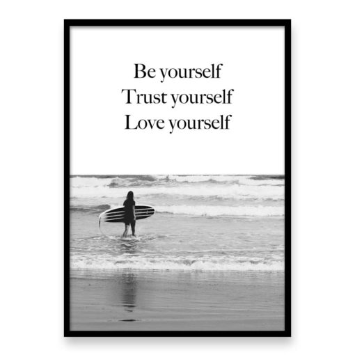 Be Yourself Quote Wall Art Print