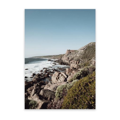 West Coast Cliffs - Wall Art Print