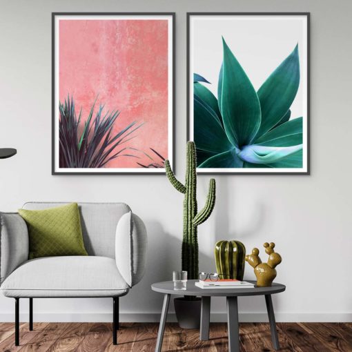 Set of 2 Prints - Plant Wall Art Prints
