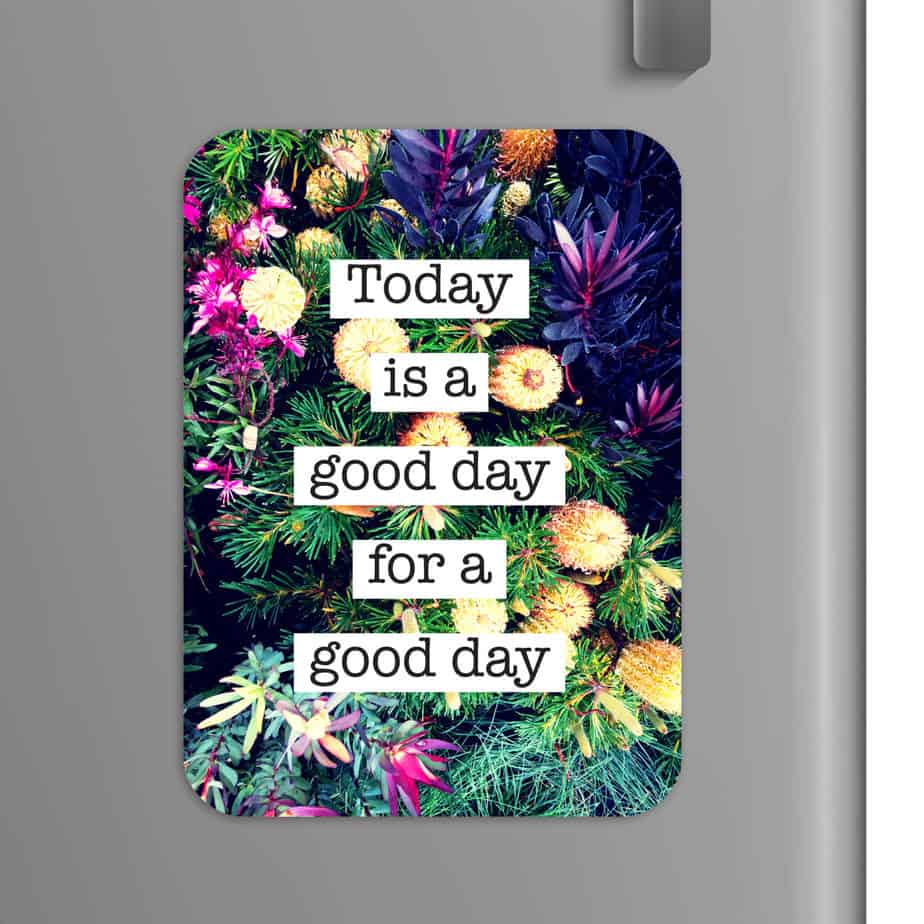 today is a good day magnet