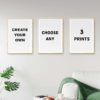 Create your own set of 3 prints