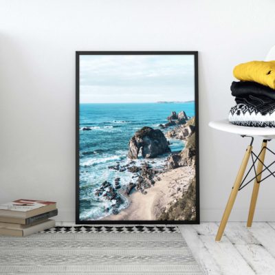 Coastline View Wall Art Print