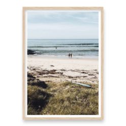 Into The Surf Wall Art Print