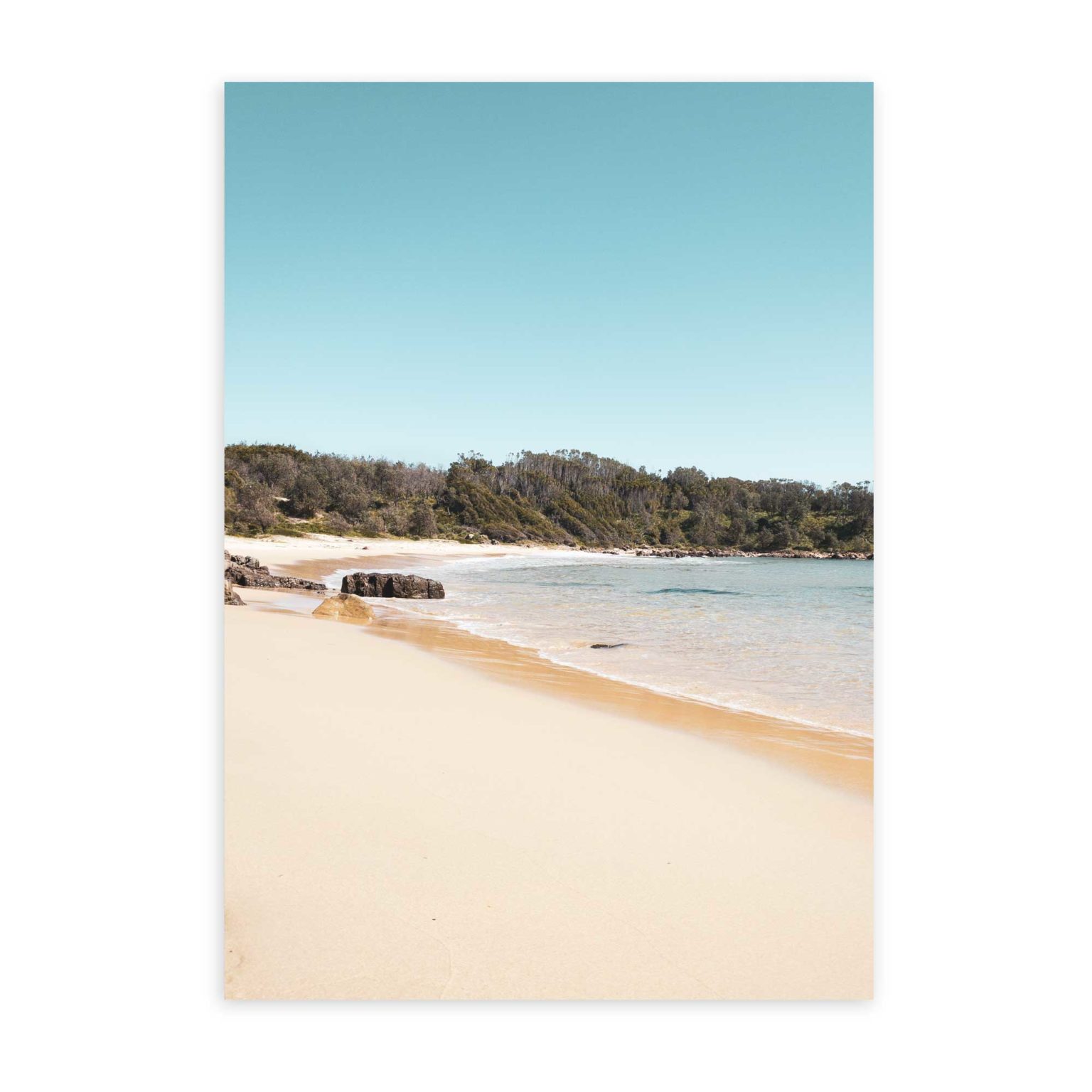 Mullimburra Point Beach Wall Art Print