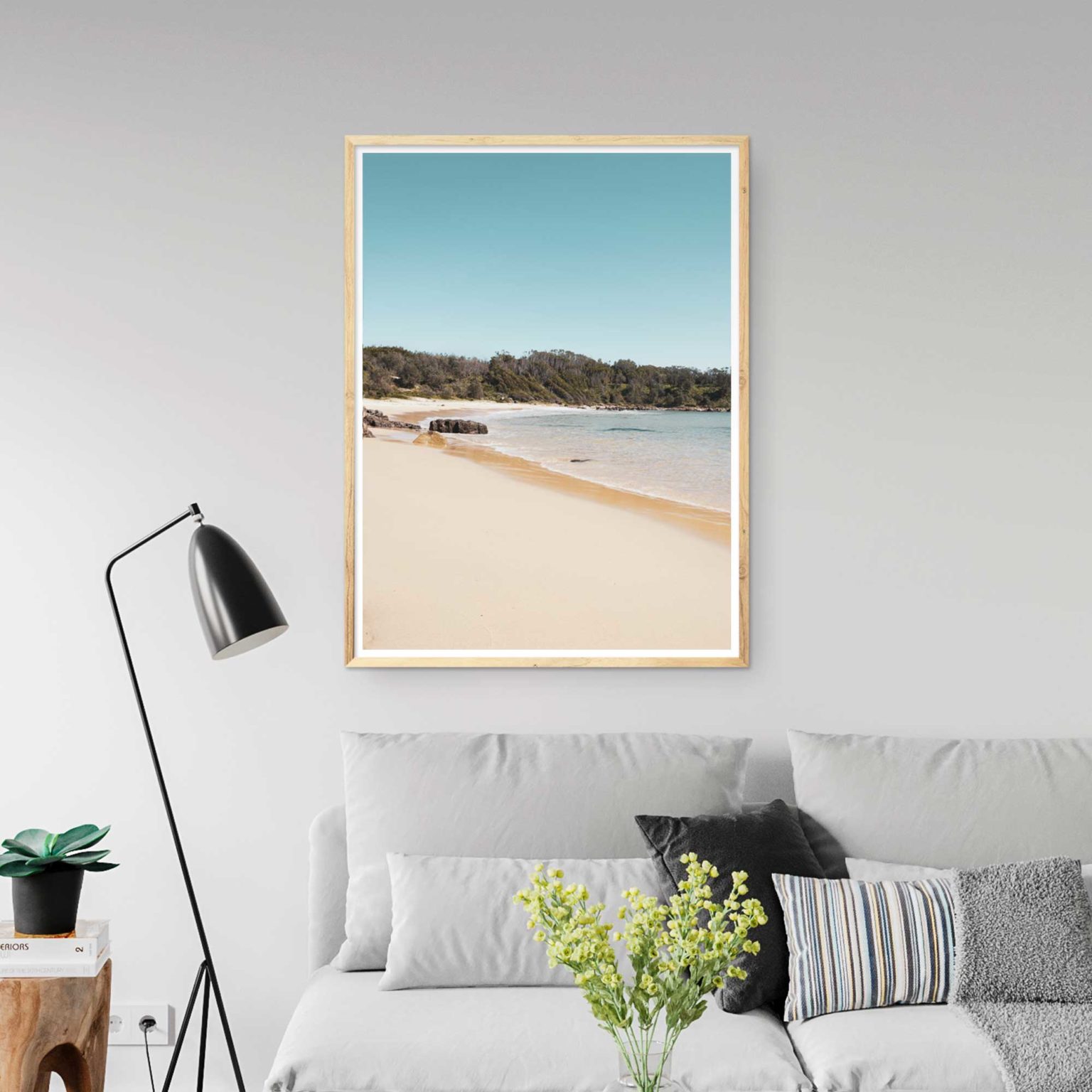 Mullimburra Point Beach Wall Art Print