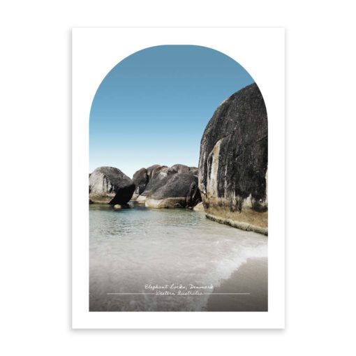 Elephant Rocks Travel Poster