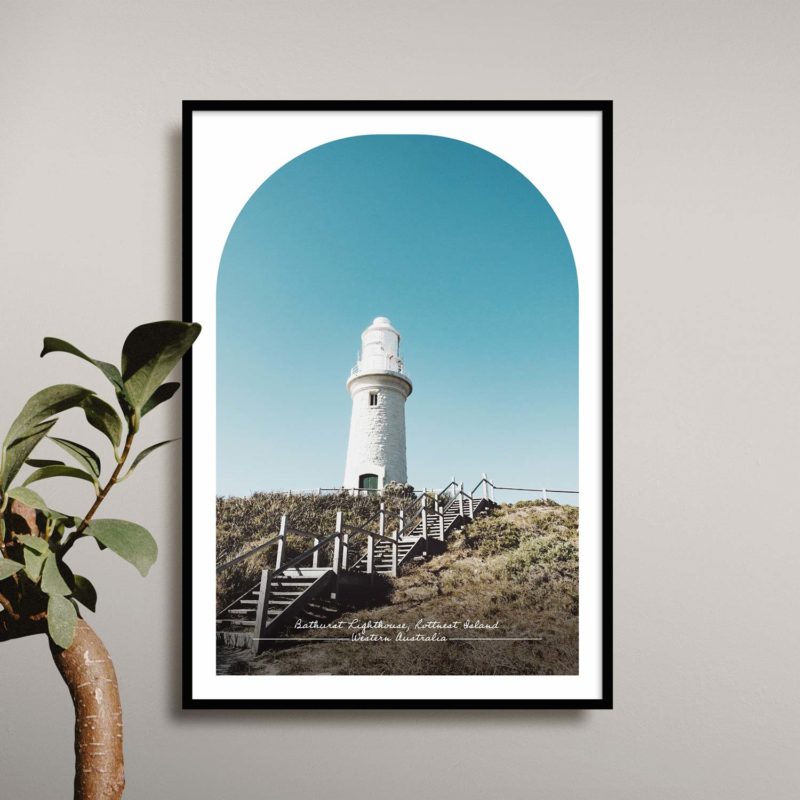 Bathurst Lighthouse Travel Poster