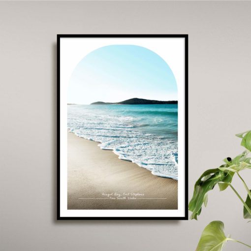 Fingal Bay Travel Poster